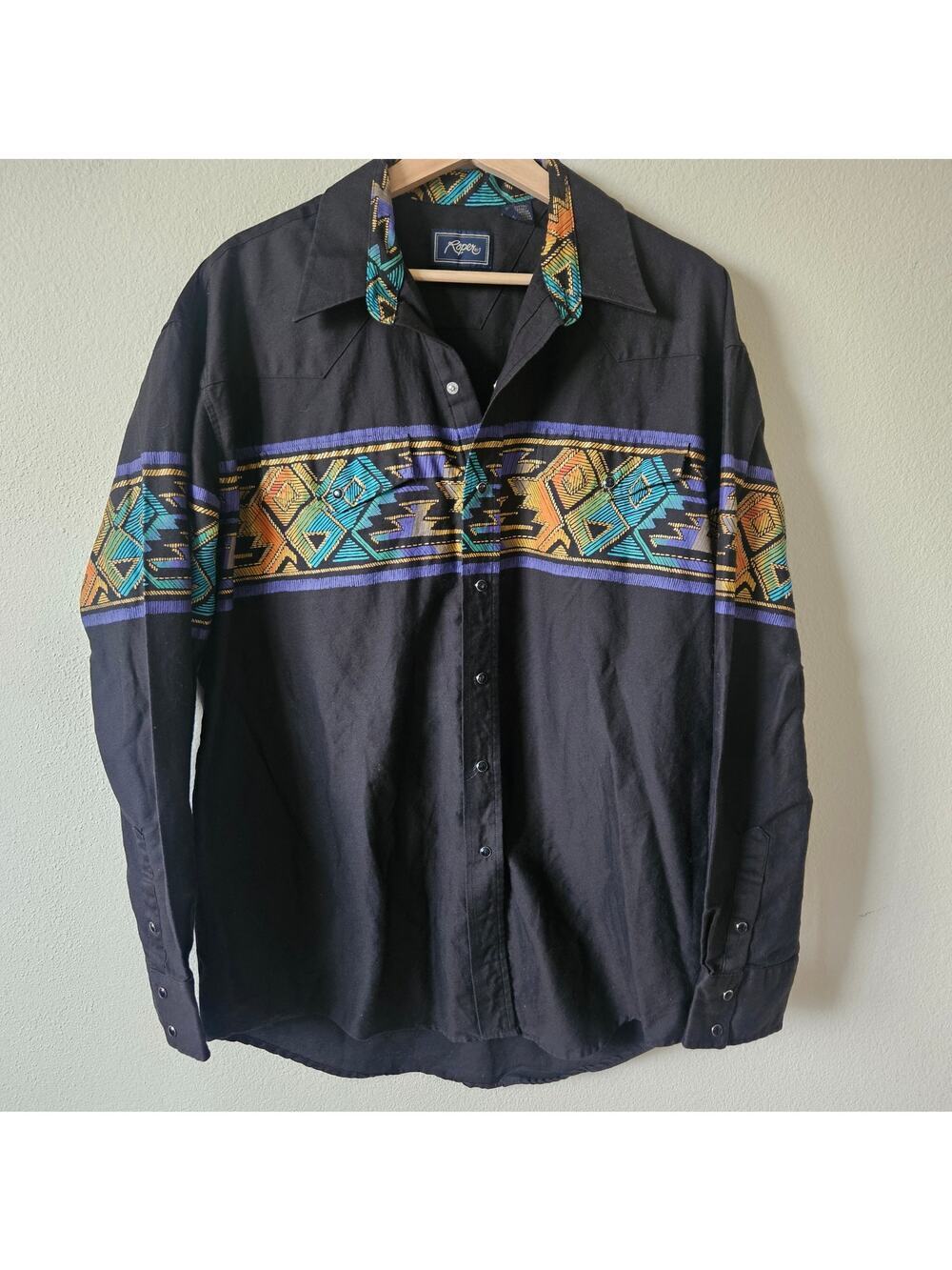 Vintage Roper Western Shirt Button Up Large